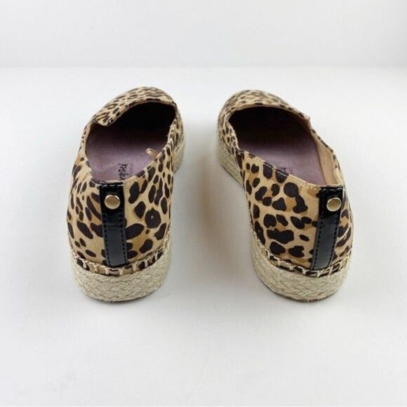 Dr. Scholl's Find Me Animal Print Slip-On Espadrilles Loafers Leopard Size 8 - Picture 5 of 12